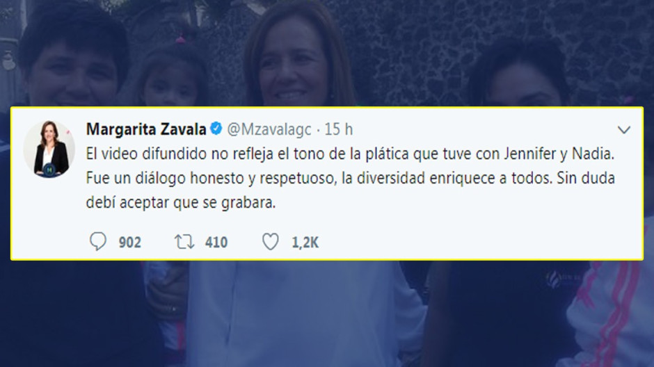 Margarita Zavala habla sobre polémica del video