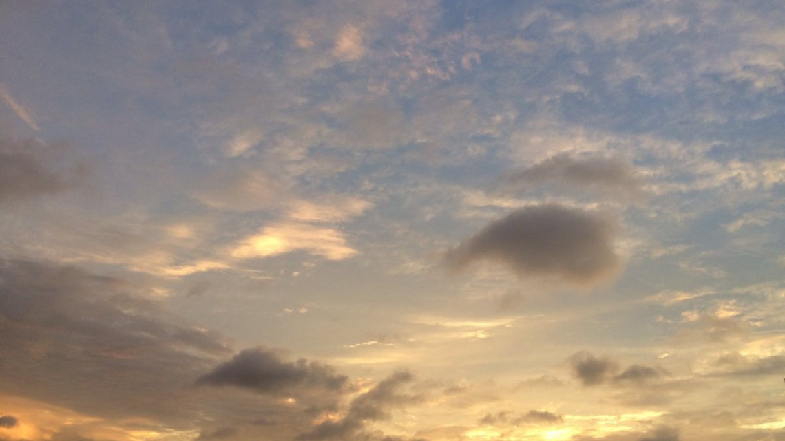 El atardecer antes de Irma