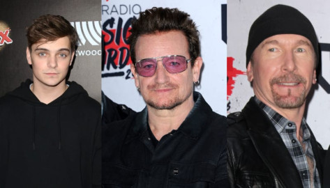 Bono y The Edge de U2 se unen a Martin Garrix para poner música a la Eurocopa