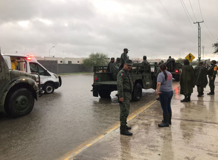 Atendieron Protección Civil y Ejército Mexicano contingencia climatológica 