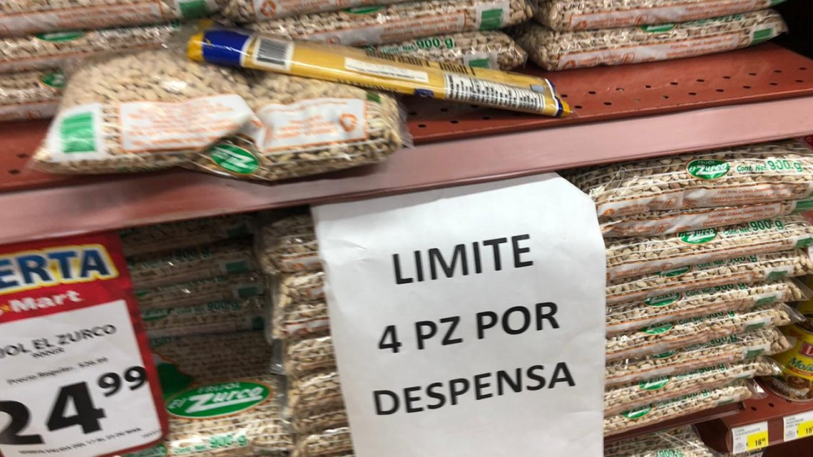 Así es ir al super en Reynosa en cuarentena