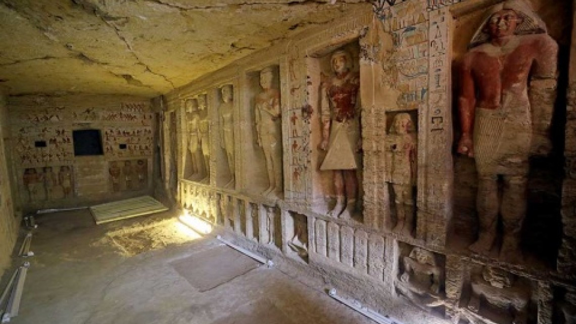 Encuentran tumba de hace 4 mil 400 años en Egipto