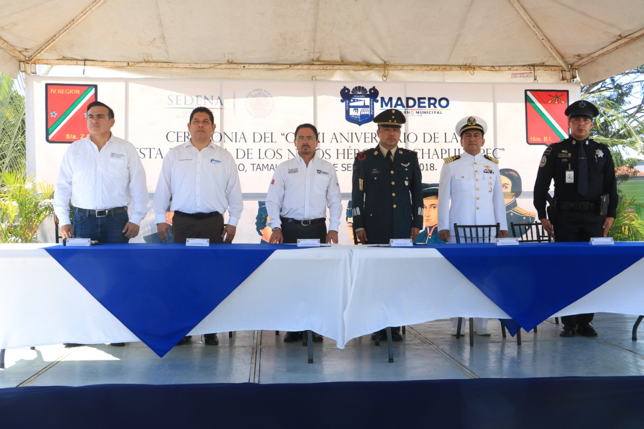Asiste Andrés Zorrilla a Ceremonia por la Gesta Heroica de los Niños Héroes
