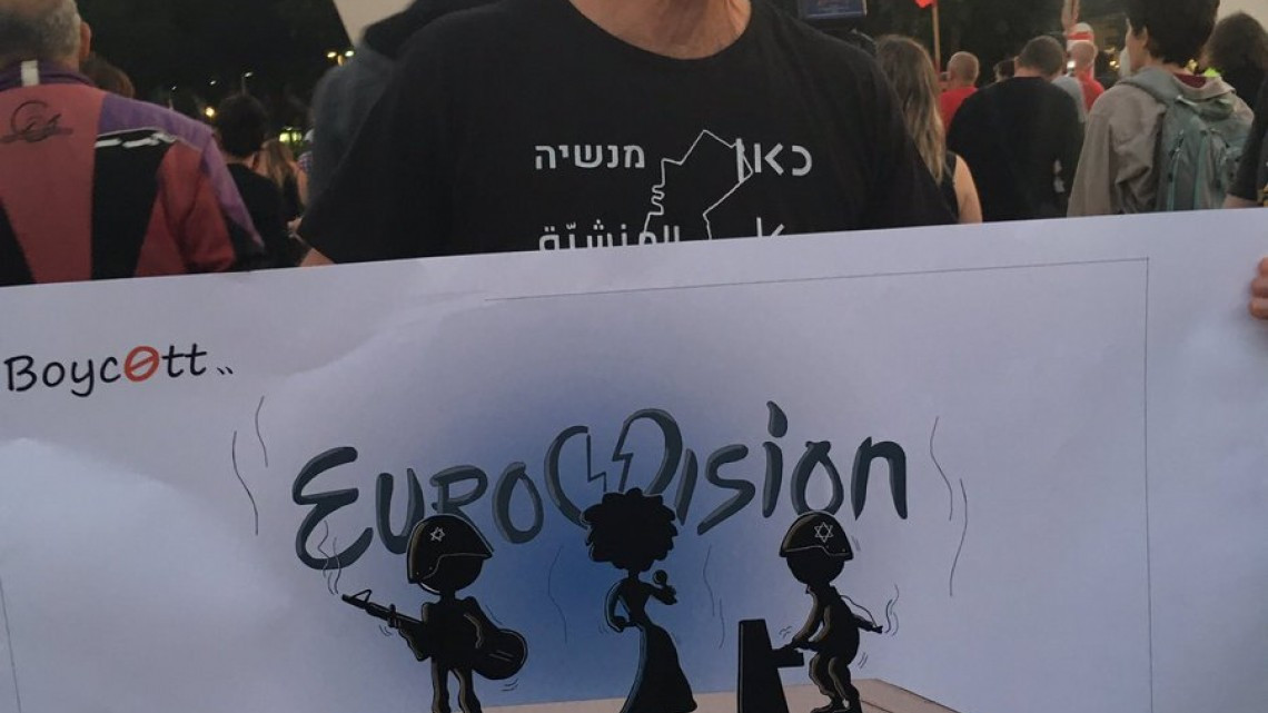 Protestas en Tel Aviv por Eurovisión