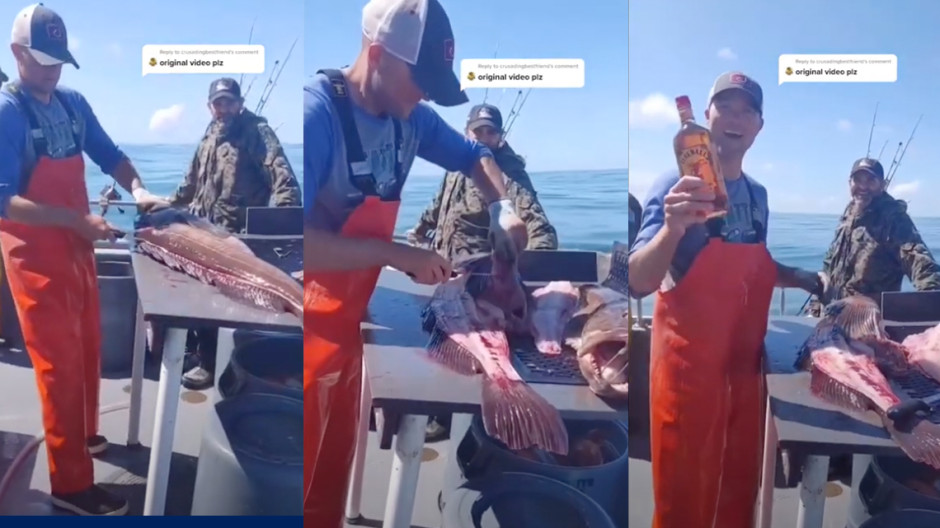 Encuentran una botella de whisky sin abrir en el estómago de un pez