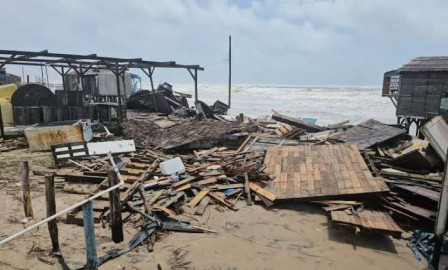 Sí hubo daños en la infraestructura de la Playa Bagdad por tormenta “Alberto” : PC