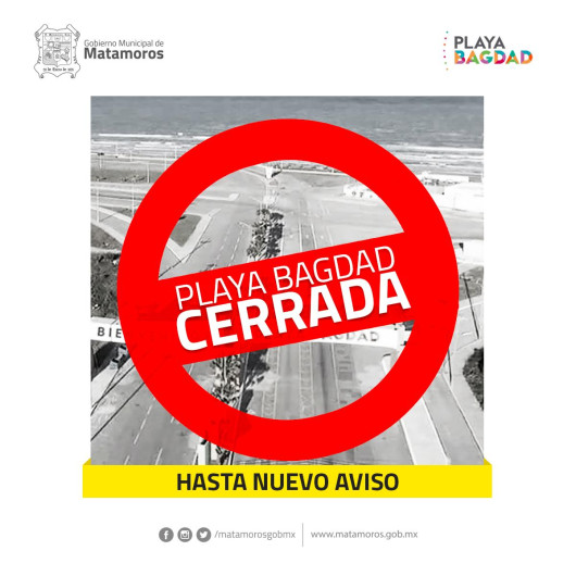 Playa Bagdad permanecerá cerrada y resguardada por Guardia Nacional por tiempo indefinido: Amaro González 