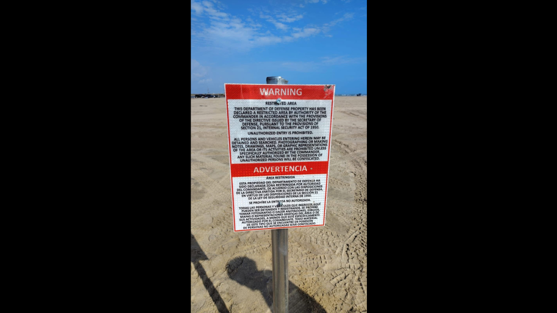 Denuncia Conibio “invasión” de Estados Unidos en playa Bagdad