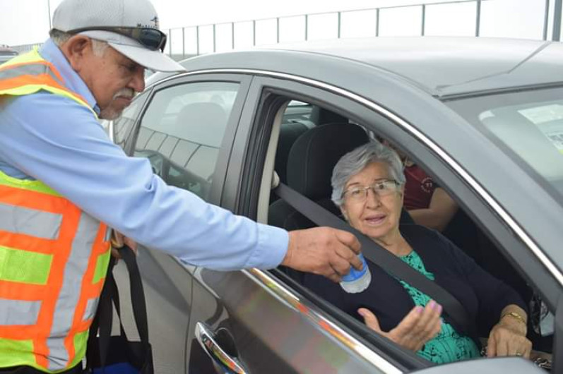 Viacrucis en puentes fronterizos