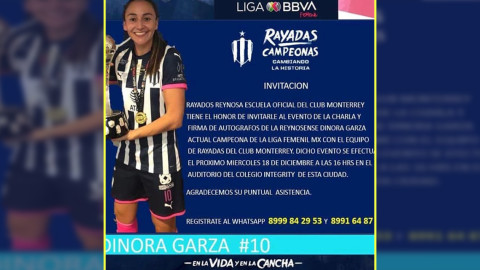 Dinora Garza impartirá plática en Reynosa