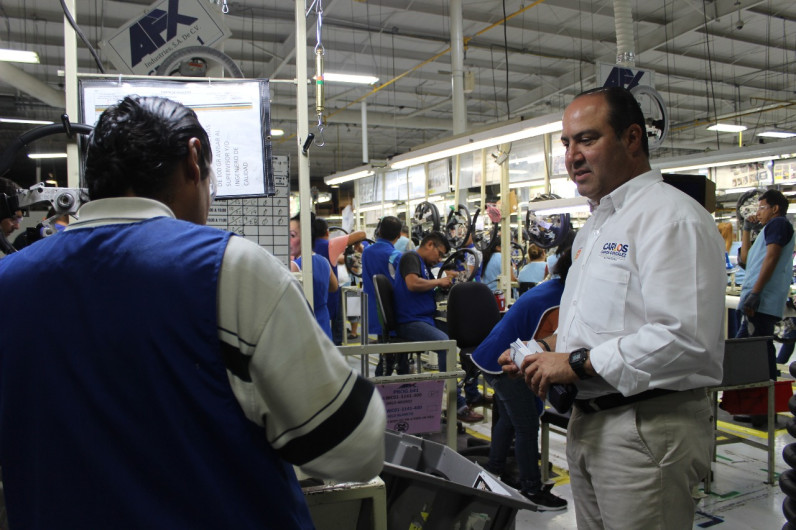 Los trabajadores son la fuerza que mueve Matamoros: Carlos García