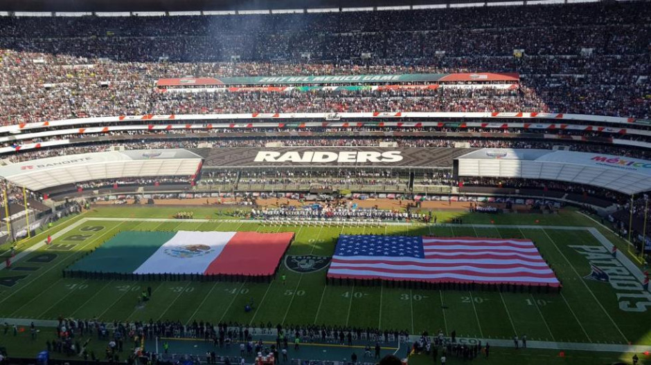 Hasta 2021 partidos de la NFL se harán en el Azteca