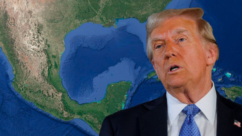 Donald Trump amaga con renombrar al Golfo de México por 'Golfo de América'