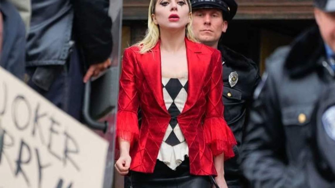  Primer vistazo a Lady Gaga como Harley Quinn