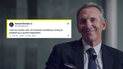 Howard Schultz anuncia su intención de ser candidato presidencial en EU 