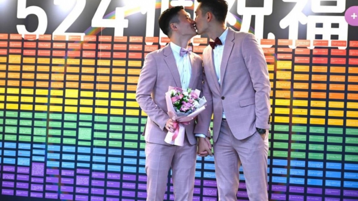 Taiwán celebra las primeras bodas entre parejas del mismo sexo