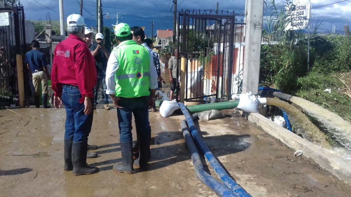 Causa Katia inundaciones y desbordamientos en Oaxaca