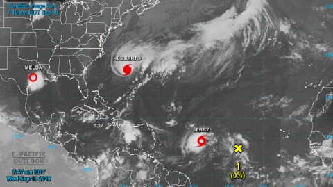 Tormenta tropical ‘Jerry’ se forma en el Océano Atlántico