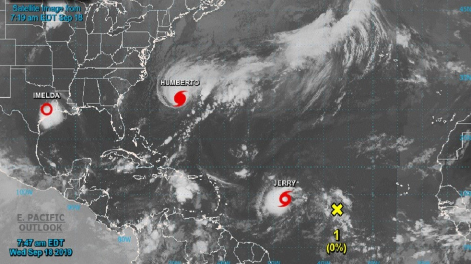 Tormenta tropical ‘Jerry’ se forma en el Océano Atlántico