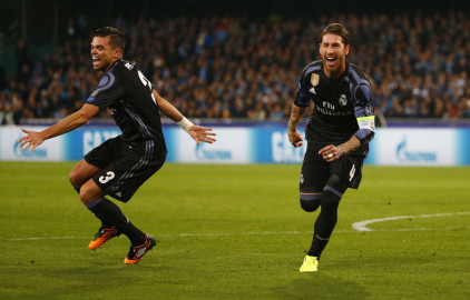 Real Madrid vence al Napoli en la Champions League