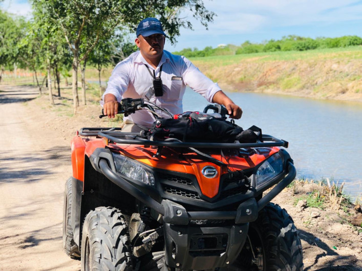Renta alcalde cuatrimotos para inspección del río Bravo 
