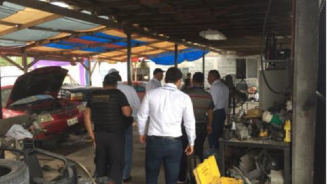 Siguen inspeccionando yonques en Reynosa