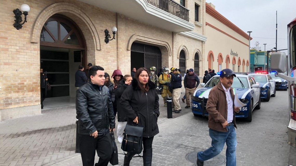 Reportan amenaza de bomba en presidencia de Matamoros