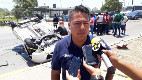Choque en la avenida de la industria genera saldo rojo, dos fallecidos