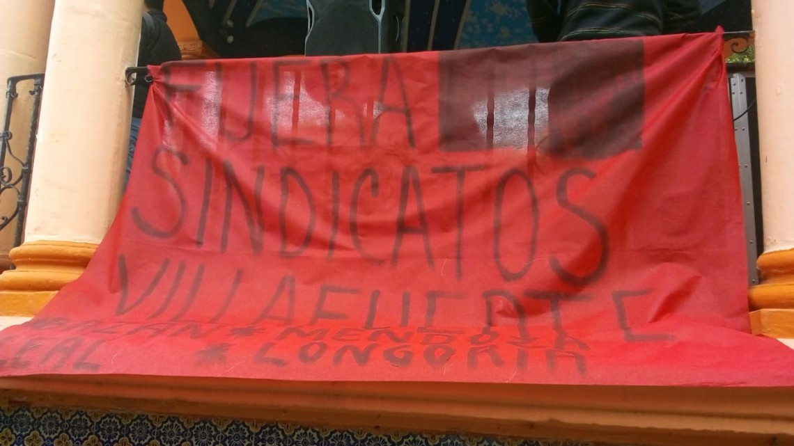 Nuevamente se concentran miles de trabajadores en la plaza principal de Matamoros