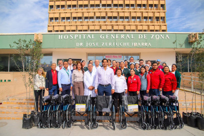 Entregó Alcalde colchones y sillas de ruedas a Clínica 15 del IMSS-Reynosa 