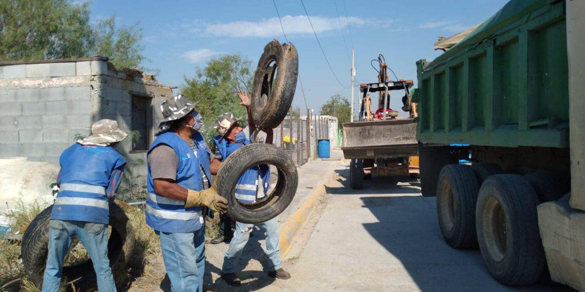 Neumáticos inservibles problema grave en Nuevo Laredo