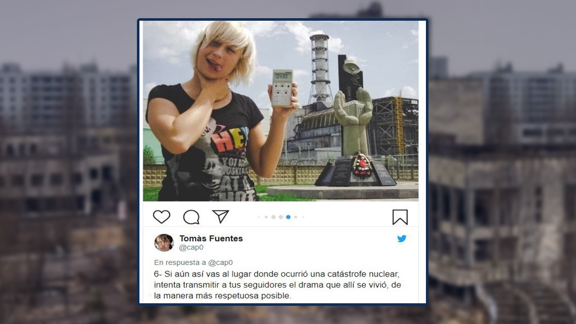 Influencers reciben fuertes críticas tras tomarse fotos en Chernóbil 