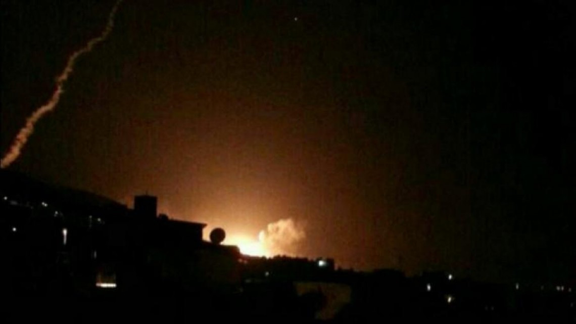 El bombardeo a Siria en Imagenes