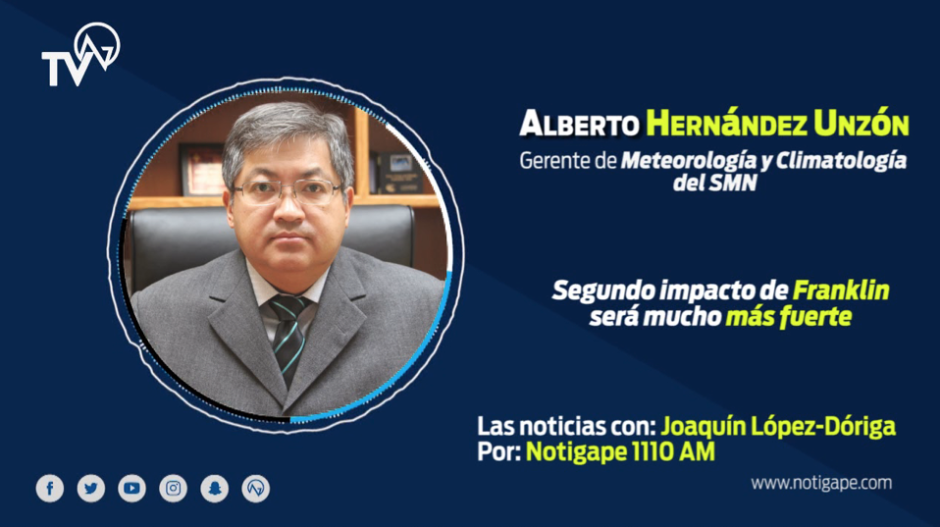 “Segundo impacto de Franklin será mucho más fuerte”: SMN