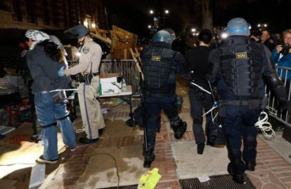 Desalojo de campamento propalestino en la UCLA deja 132 detenidos