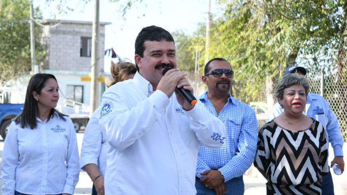 Entrega Alcalde de Río Bravo obras de infraestructura social