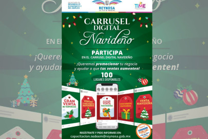 Invita Gobierno Municipal al Carrusel Digital Navideño