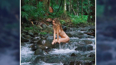 Decide dejar la civilización para irse a vivir desnuda a la jungla