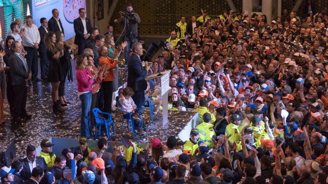 Iván Duque es el nuevo presidente de Colombia