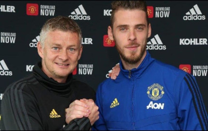 De Gea renueva con el Manchester United hasta el 2023