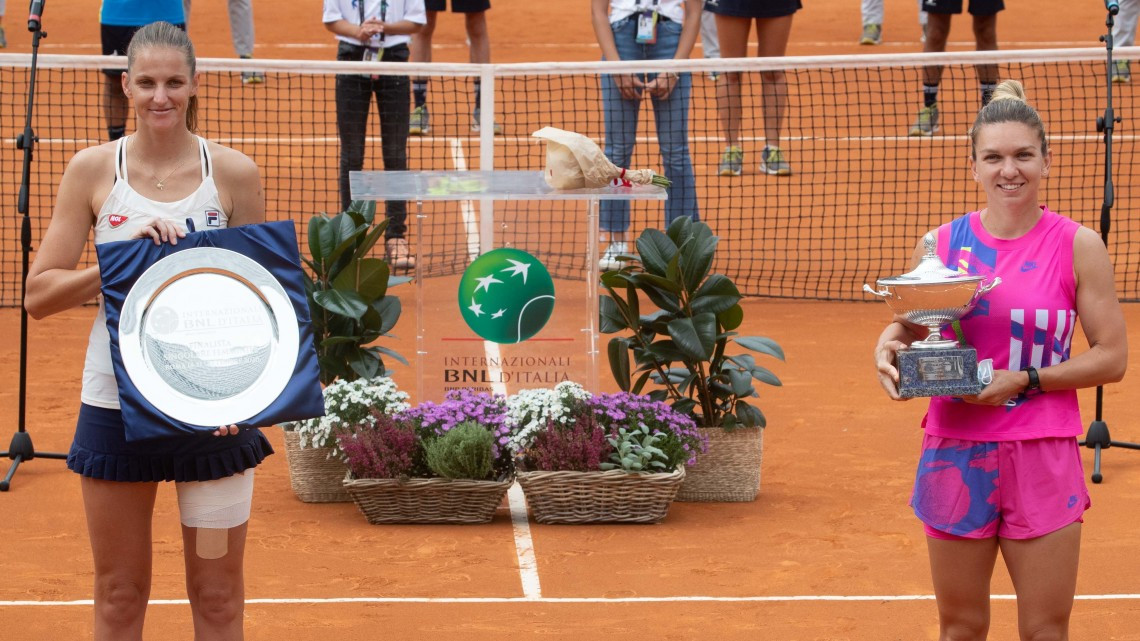 Djokovic y Halep conquistan el Torneo de Roma
