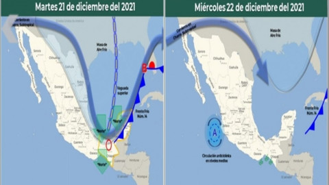 Trae frente frío número 14 bajas temperaturas a Reynosa 