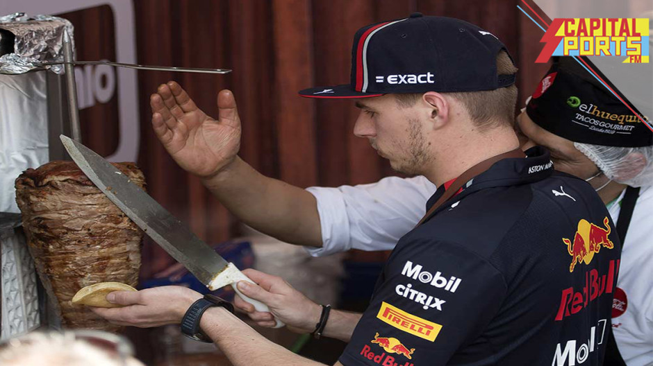 Max Verstappen llega a México y aprende a hacer tacos al pastor