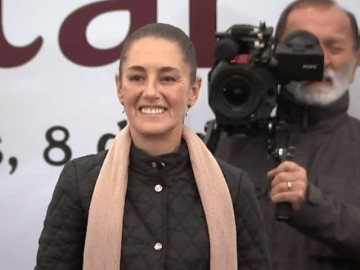 Sheinbaum habla de los programas del Bienestar en visita a Nuevo Laredo