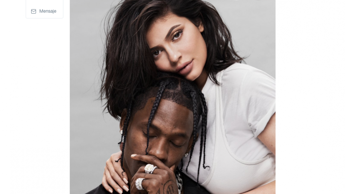 Kylie y Travis en la portada de GQ
