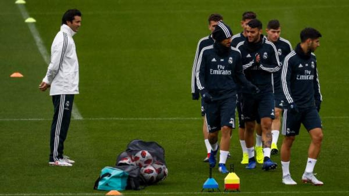 El primer entrenamiento de Solari con el Real Madrid