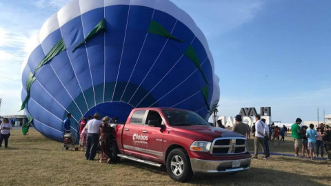 Suspenden actividades con globos aerostáticos por fuertes vientos