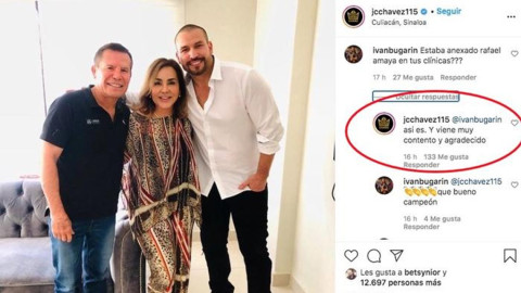 Rafa Amaya estuvo en clínica de rehabilitación