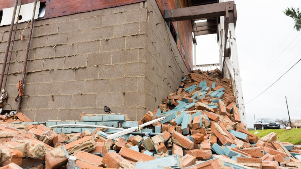 Las impactantes imágenes que dejó Harvey en Rockport,Texas
