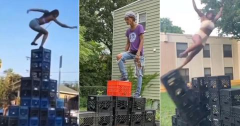 En esto consiste el Milk Crate Challenge, el nuevo reto viral de Internet
